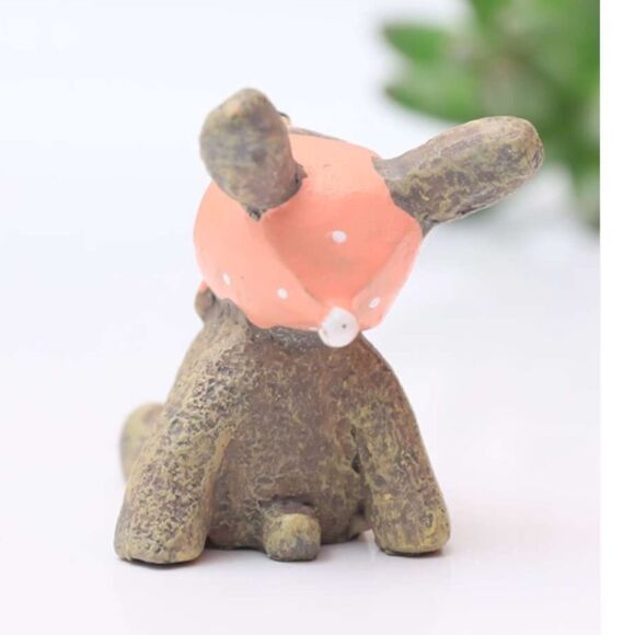 Mini Bunny Rabbit Figurine - Picture 3 of 5